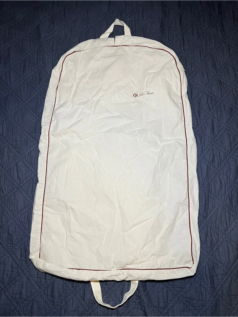 Loro Piana Cream Garment Bag | Travel Bag